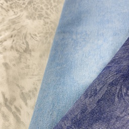 [S2602R] Animal Printed Heavy Jeans