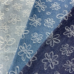 [S2620R] Jeans Jacquard Flower
