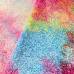 [S2623R] Teddy Rainbow Tie Dye