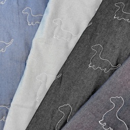 [S2639R] Padded Dino Denim
