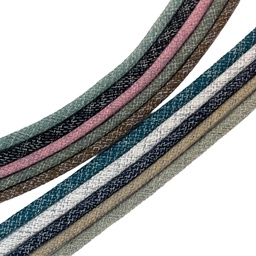 [740R] Double Woven Round Melange Cord