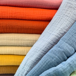 [S2679R] Double Gauze Double Faced Colors