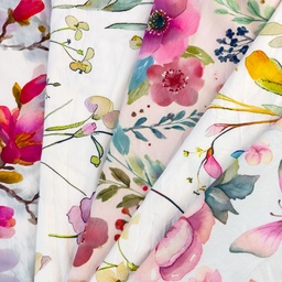 [S2696L] Viscose Lycra Heavy Digital Printed Soft And Vibrant