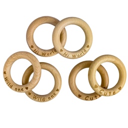 [749R] Little Jax Biting Rings