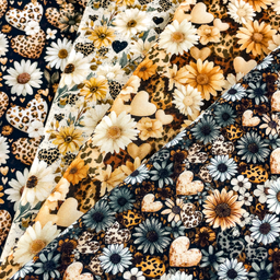 [S2650R] Jersey Digital Printed Daisy Leo