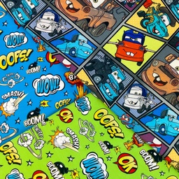 [S2655R] Jersey Digital Printed Cartoon's 