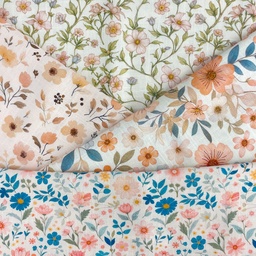 [S2688R] Viscose Linen Digital Printed Sweet And Small