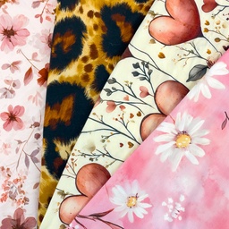 [S2698R] Viscose Lycra Heavy Digital Printed Combi