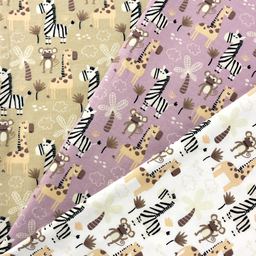 [S2702R] Jersey Printed Safari