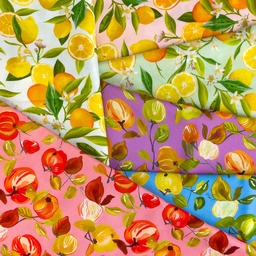 [S2739L] Rayon Poplin Printed Fruity