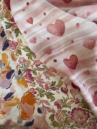 [S2718R] Rayon Poplin Printed Sweetness