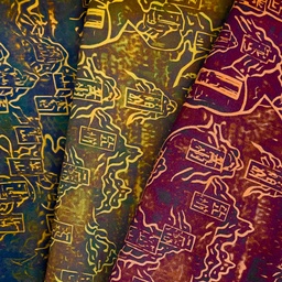 [S2722R] Rayon Poplin Printed Flow