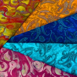 [S2726R] Rayon Poplin Printed Paisley