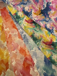 [S2738R] Rayon Poplin Printed Faded Spots