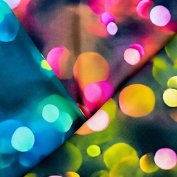 [S2742R] Rayon Poplin Printed Sparks Of Light