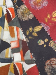 [S2745R] Rayon Poplin Printed Leona