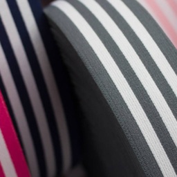 [199R] Elastic Colour Line Stripe 40 mm