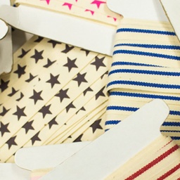 [210R] French Ribbon Star-Stripe