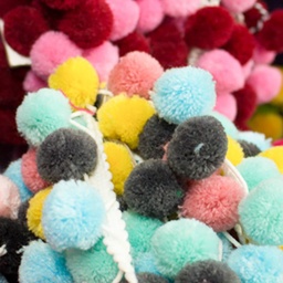 [217R] Multicolore Balles Polyamide