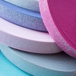 [276R] Glitter Elastic 25 mm