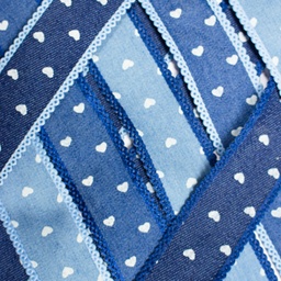 [283R] Cinta De Jeans Corazon