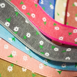 [285R] Jeans Tape Chambre Little Flower