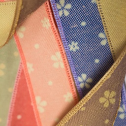 [286R] Jeans Tape Chambre Flower