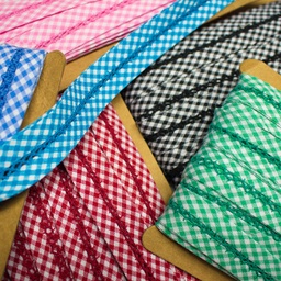 [317R] Nastro In Sbieco Doppio Con Pizzo