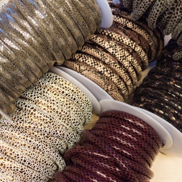 [350R] Luxury Leather Cord Snake