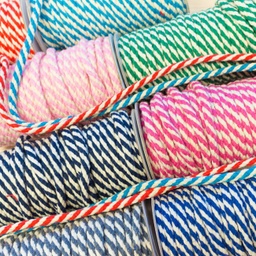 [357R] Double Woven Cotton Cord 2-Coloured