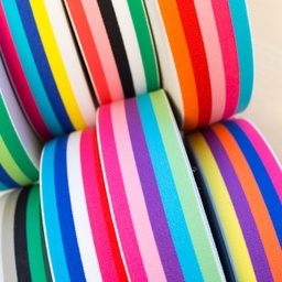 [362R] Gummi Multi Streifen Breit