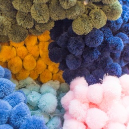 [404R] Pom Pom Lace Mega Uni