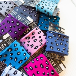 [424R] Cuff Jacquard Leopard