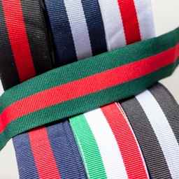 [439R] Ruban Chapeau Rayures