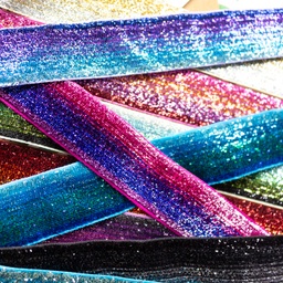 [449R] Ruban Glitter Dégradé De Couleurs