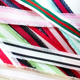 [451R] Side Stripe Fringe