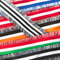 [507R] Fringe Trim Stripe