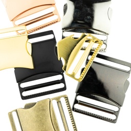 [631R] Metal Side Release Buckle 40 mm
