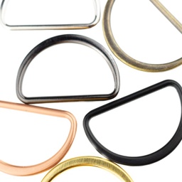 [638R] D-ring av metall 25 mm