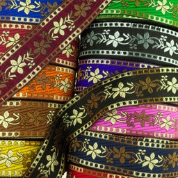 [659R] Cinta De Jacquard Ornamento