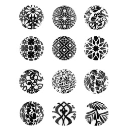 [K026R-30572] [K026R] Bouton Avec Ornement