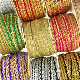 [678R] Jacquard Band Metallic