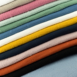 [S1009R] Hydrofil bomull Broderad Stjärnblomma