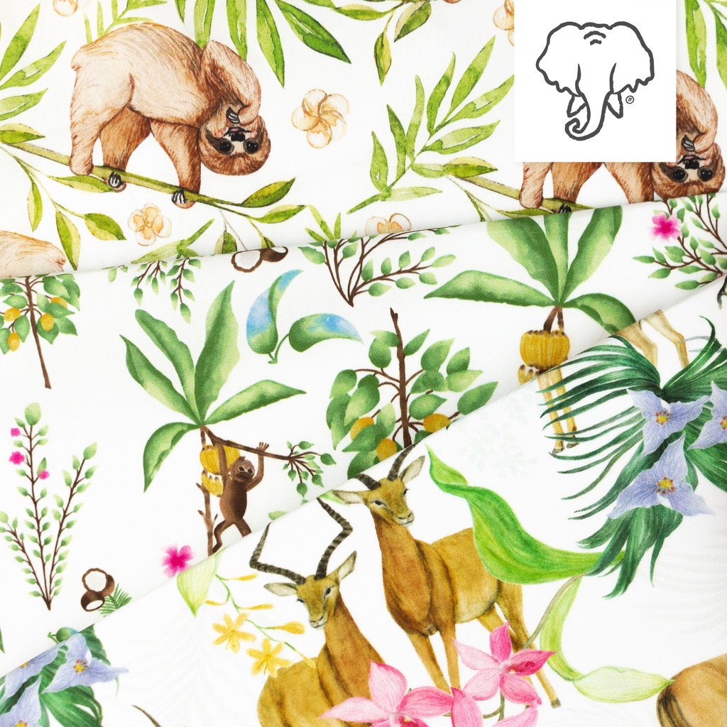 [S1031L] Popeline Digital Druck Mix 24 Snoozy Fabrics