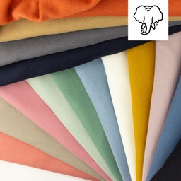 [S1038R] Baumwolle Jersey Interlock Brushed Uni Snoozy Fabrics