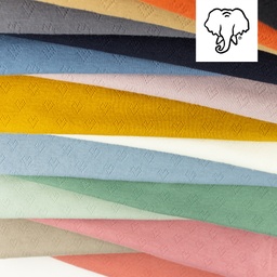 [S1040R] Baumwolle Ajour Herz Snoozy Fabrics