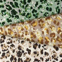 [S1049R] Poplin Tryck Panter