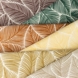 [S1051R] Popelin Estampado Hoja De Banana