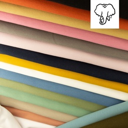 [S1079L] French Terry Brossé Sweat d'été Uni Snoozy Fabrics