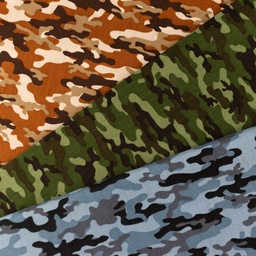 [S1094L] Popeline Stampato Camuffare